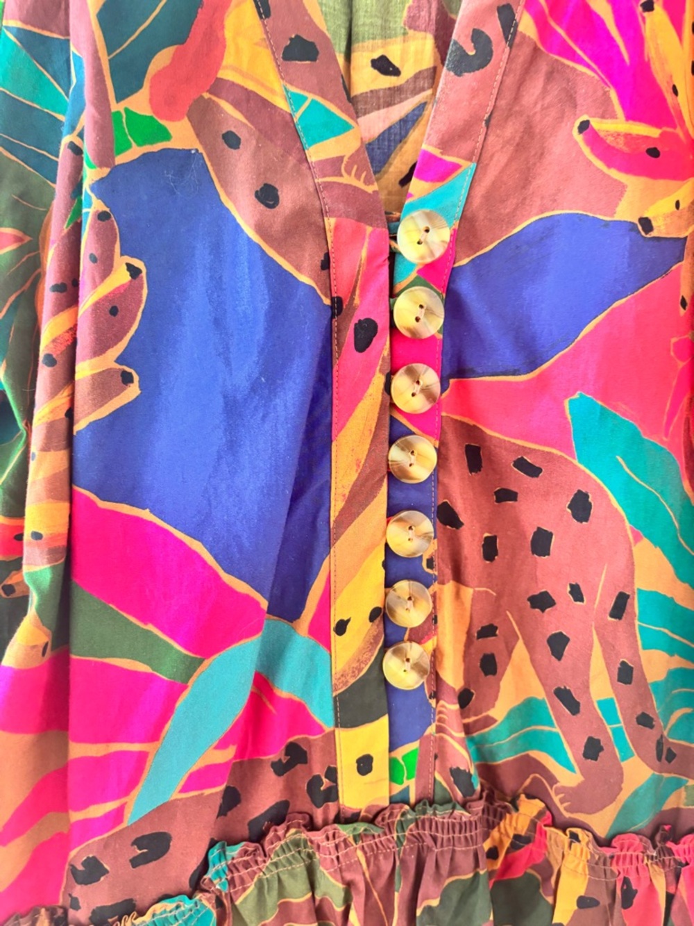 Farm Rio - Mini, long sleeve - Leopards Jungle - Picture 5 of 9